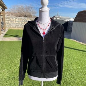 Juicy Couture Black Hoodie Jacket